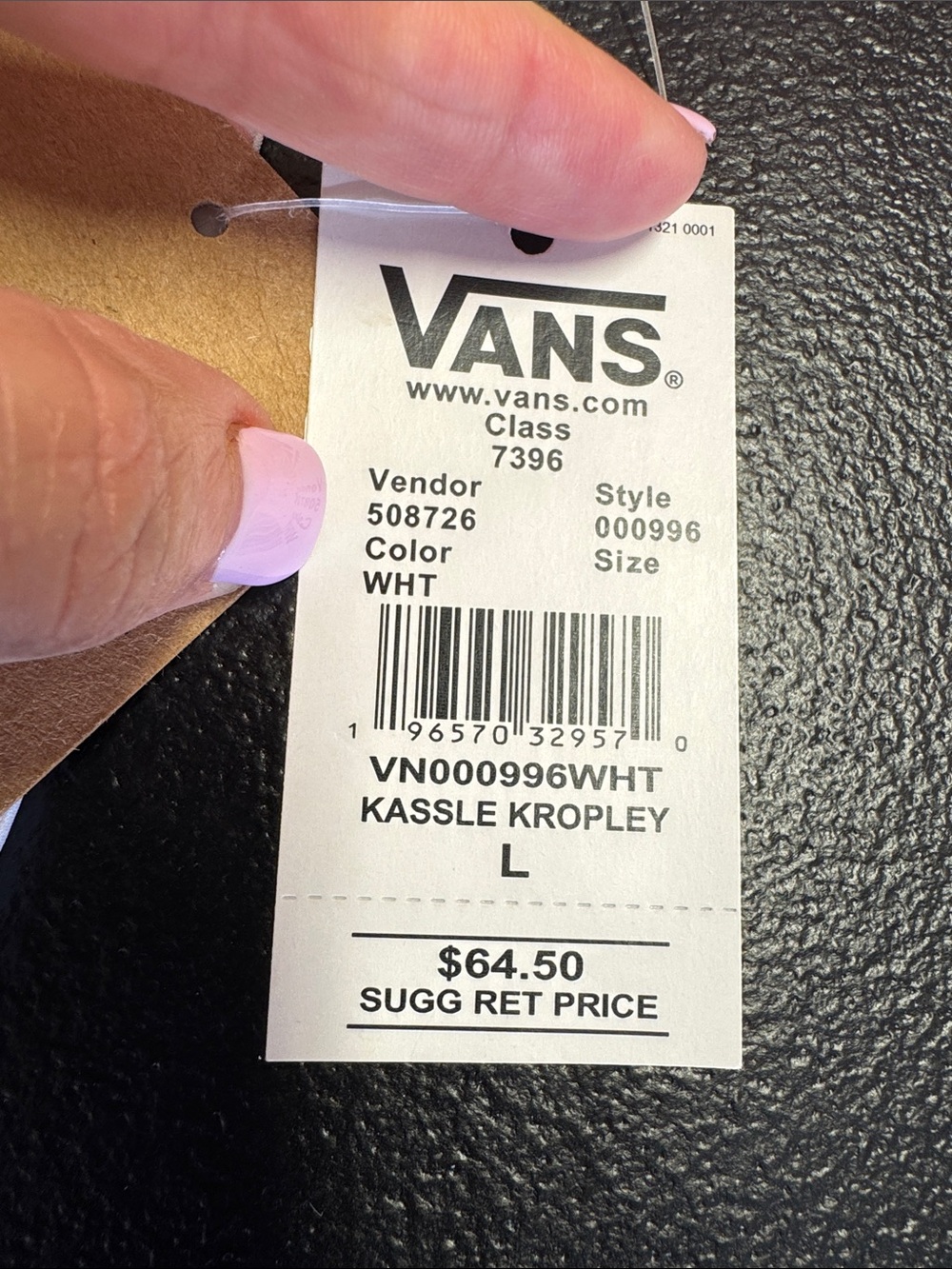 Vans ladies size large a small spot on the back - Picture 5 of 7